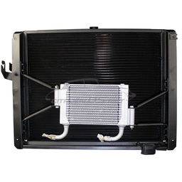 [205617] Radiator, 3 row + poil-cooler for Borg-Warner. high performance core, replacement.