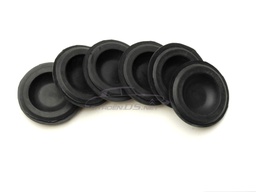 [514550] Round rubber bung for doors, set 8