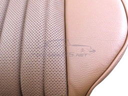 [717769] Seat covers front and rear leatherette /skai brown 'Targa Tobacco', Safari
