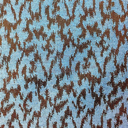 Coiffes pour 2 siège AV+AR, tissu &quot;Helanca&quot; bleu, 1958-1963