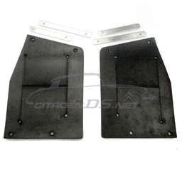 [514591] Steering arms mud flaps, left and right front wheel arches, pair, 1961-1966