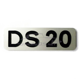 [514952] Type plate/ sign &quot;DS 20&quot; Safari