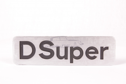 [514943] Type plate/ sign &quot;D Super&quot; 1972-1975