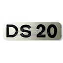 Typenschild/ Monogramm "DS20"  Break