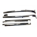 Windscreen surround trim, chrome, 5 pcs., Cabriolet