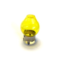 [616948] Verre jaune pour jaunir l'ampoule H4 sur phare principal