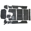 Moquette Pallas grise (pour cuir noir) 14 pcs.