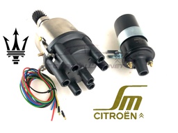 [S206004] Electronic distributor for Citroën SM, Maserati Merak/Merak SS (1-2-3-ignition), complete