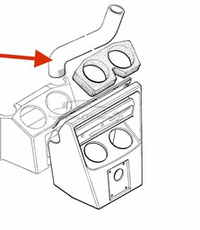 [205844] Air hose for airco Ø55mm