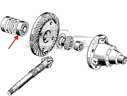 [104706] Kegelrollenlager Differential, 40x80x18