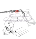 Rubber connection for fuel filter, e.f.i., N.O.S.