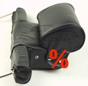  SPECIAL OFFER! Headrest, wide type, original black leather, pair