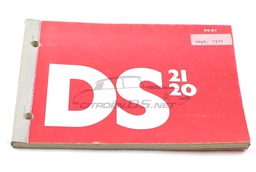 [918271] Betriebsanleitung DS 20/21 DX-DY. Ausg. 09/'71, über 90 Seiten, ORIGINAL, die deutsche Ausgabe