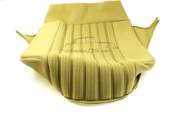 [717576] Seat covers Pallas striped &quot;or clair&quot;, 1970-1972, set for 1 car