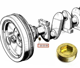 [101159] Spina per albero motore ID/DS &lt;-1965 / HY