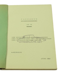 [918288] Manuel d'utilisation DS19, 06/1962, ORIGINAL, l'édition allemande