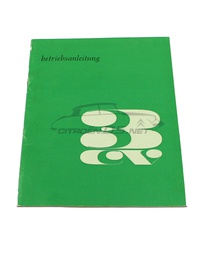 [918298] Istruzioni per l'uso Citroen 3CV, ORIGINALE, 09/66, l'edizione tedesca