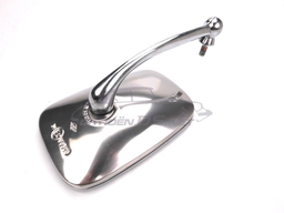 [615255] Stainless steel right side mirror, large model 