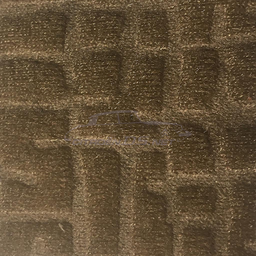 [717466] Door panels waffle pattern Rhovyline brown &quot;brun isard&quot; (1963-1966), set of 4