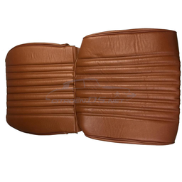 [717718] Fabric seat cover for front seat, light brown leather (&quot;Fauve&quot;).