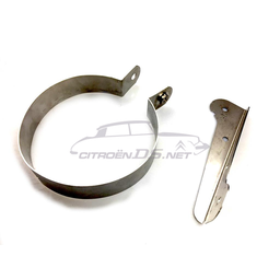 [514050] Halter + Schelle f. Frischluftschlauch, Inox